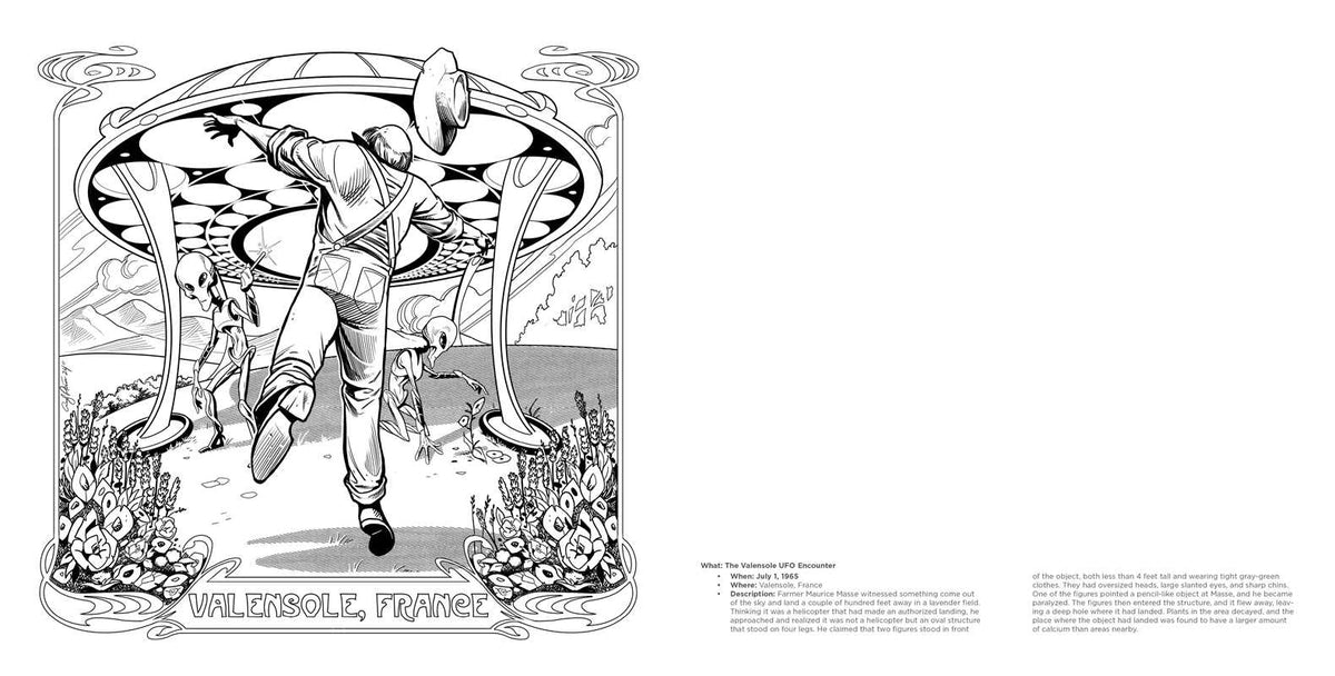 Alien Encounters Coloring Book