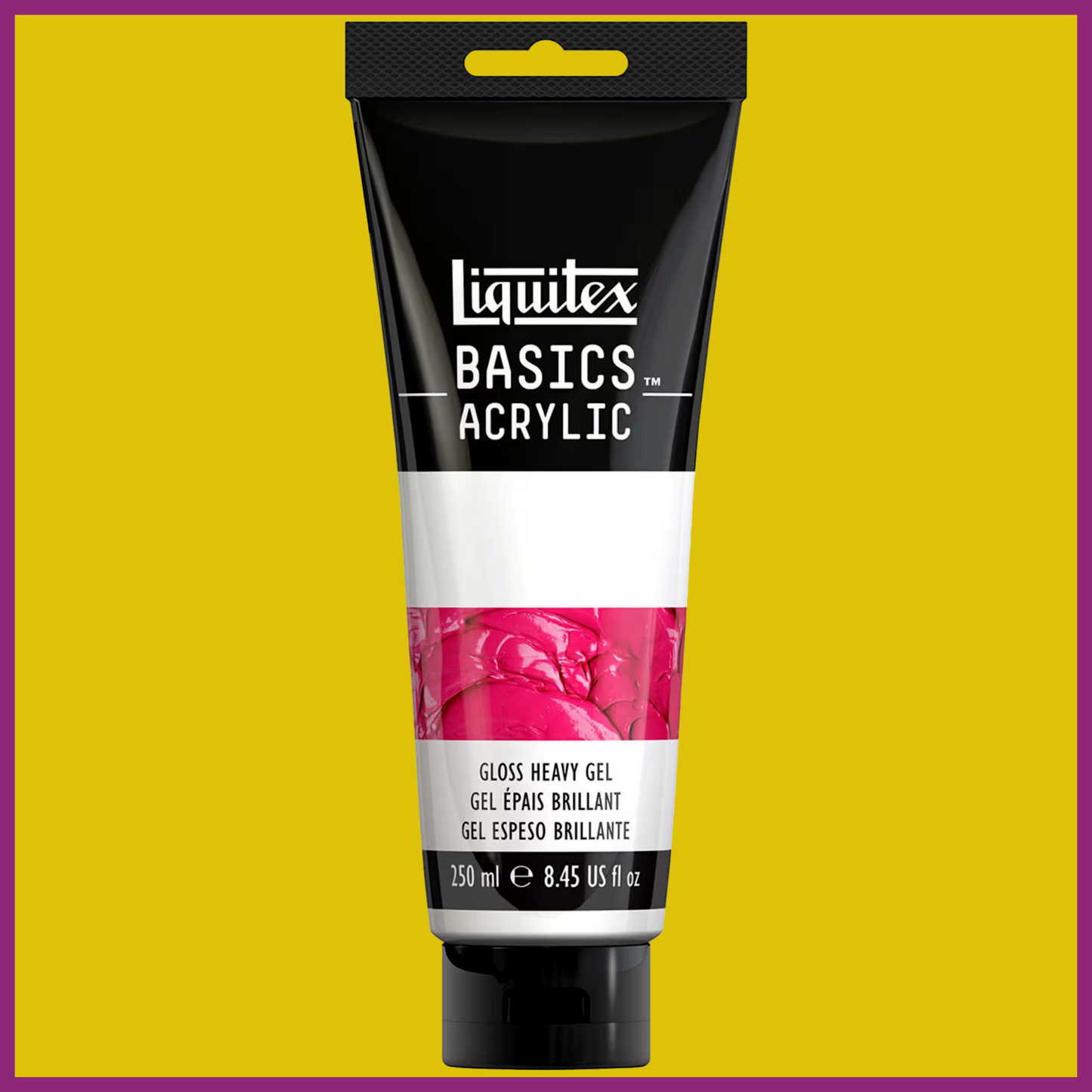 LIQUITEX BASICS GLOSS HEAVY GEL MEDIUM - 8.45oz/250ml