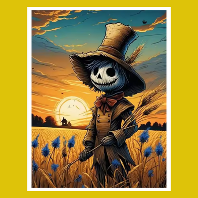 HALLOWEEN JOYFUL FIELDS PAINT BY NUMBER