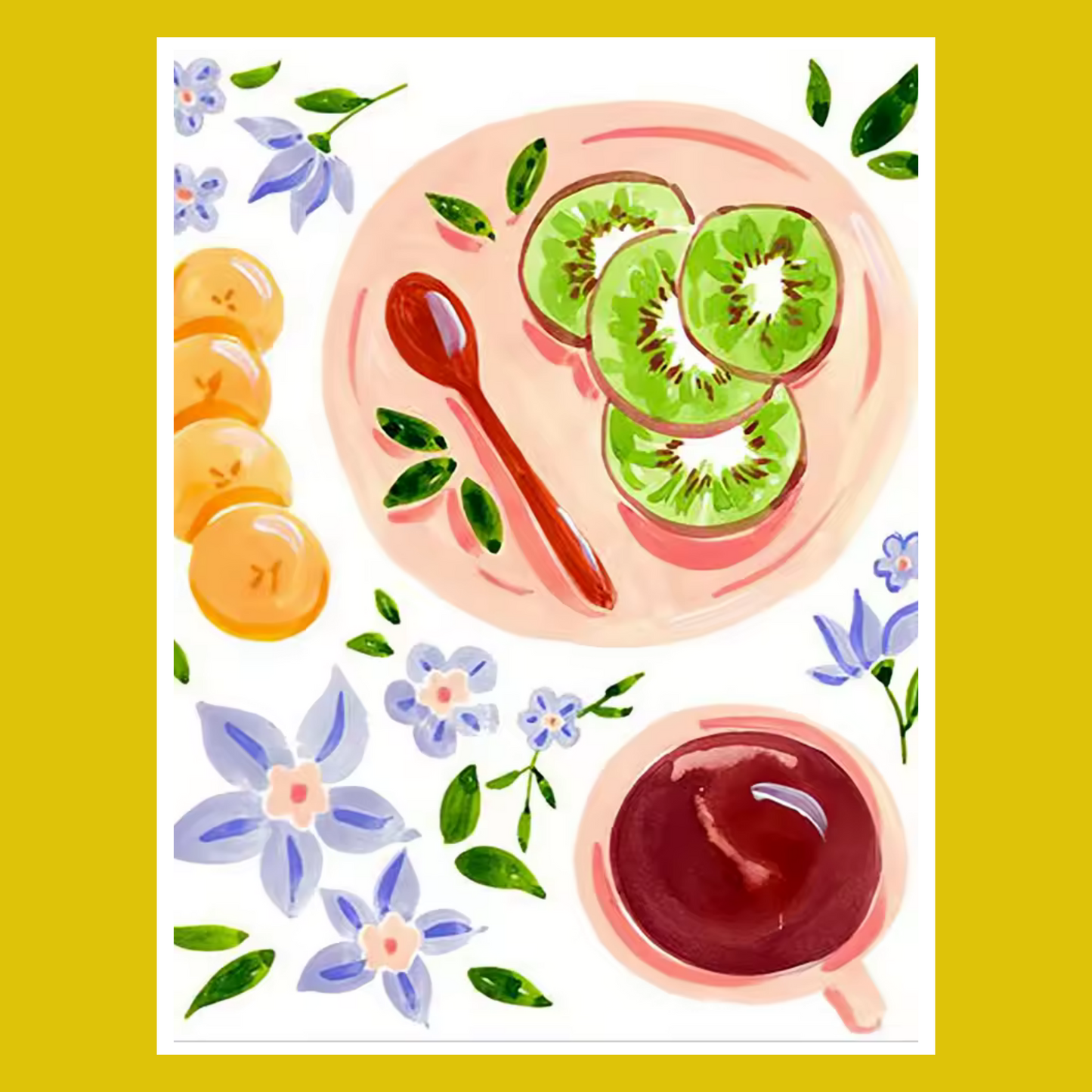 KIWIS & CLEMENTINES PAINT BY NUMBER
