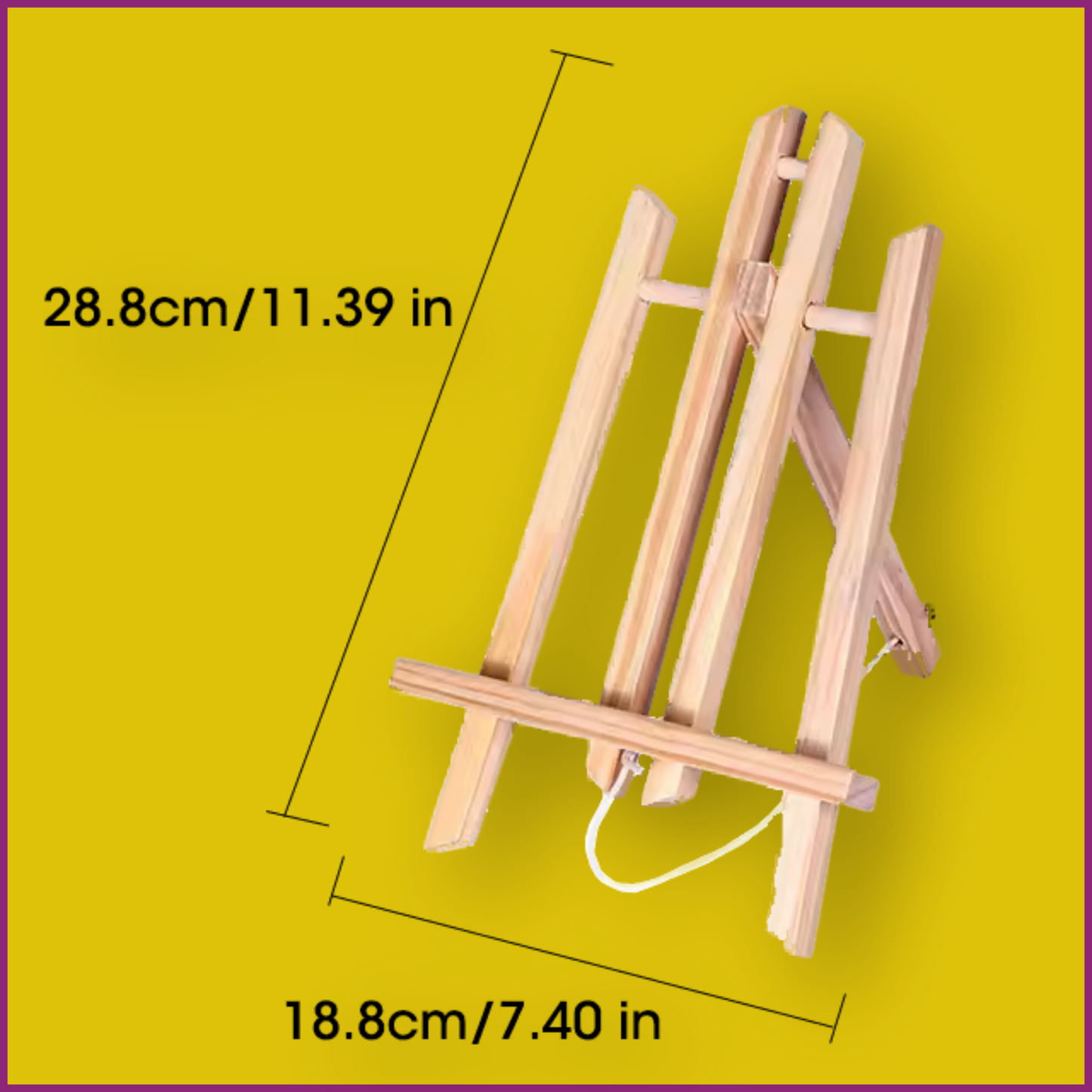 TABLETOP EASEL WOOD - 7" x 12"