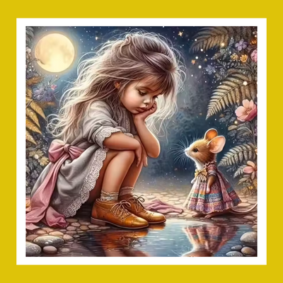 CONFIDING TO A FRIEND PAINT BY NUMBER