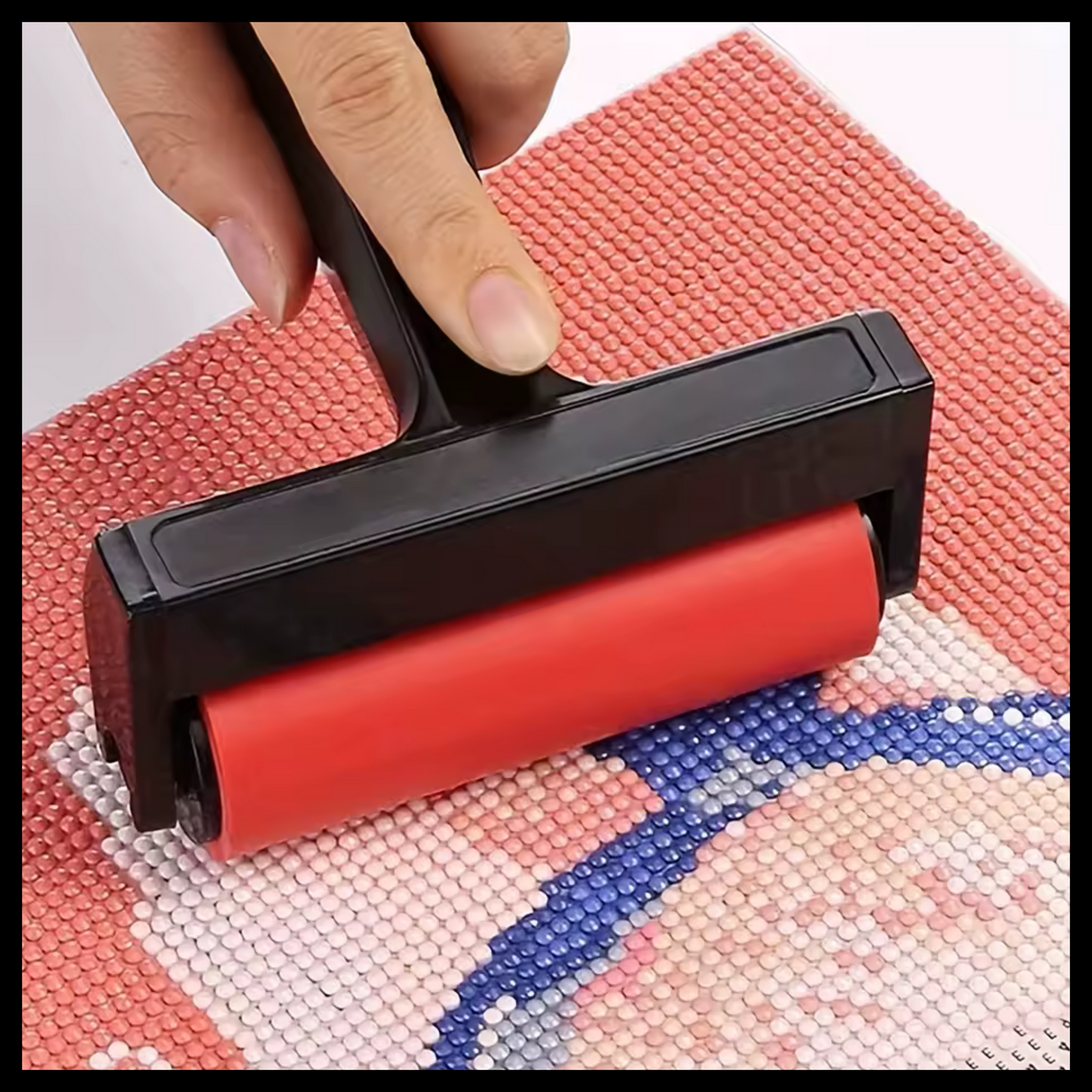 ROLLER TOOL FOR DIAMOND PAINTING - BLACK & RED