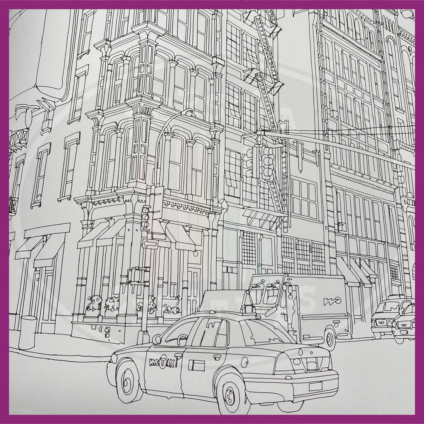 FANTASTIC CITIES: A COLORING BOOK OF AMAZING PLACES REAL AND IMAGINED