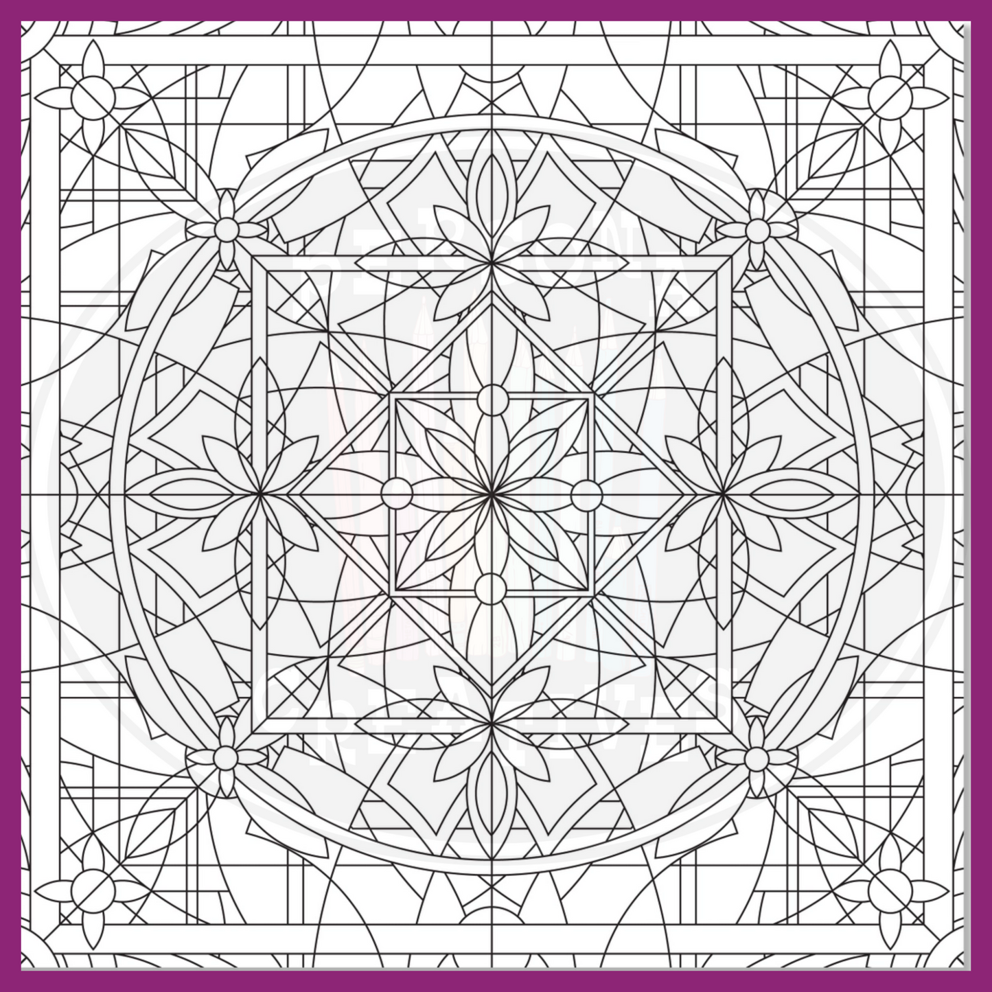 KALEIDOSCOPE DESIGNS COLORING BOOK