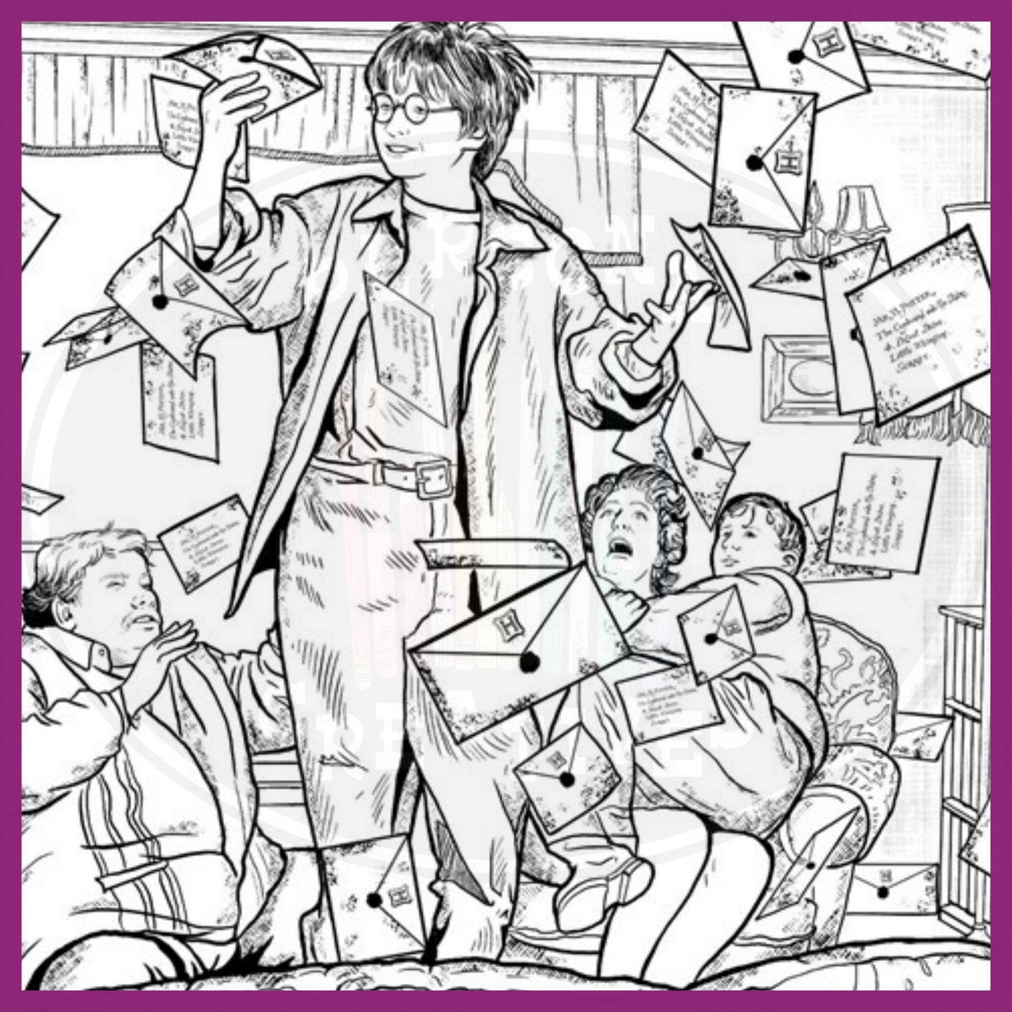 HARRY POTTER COLORING WIZARDRY COLORING BOOK