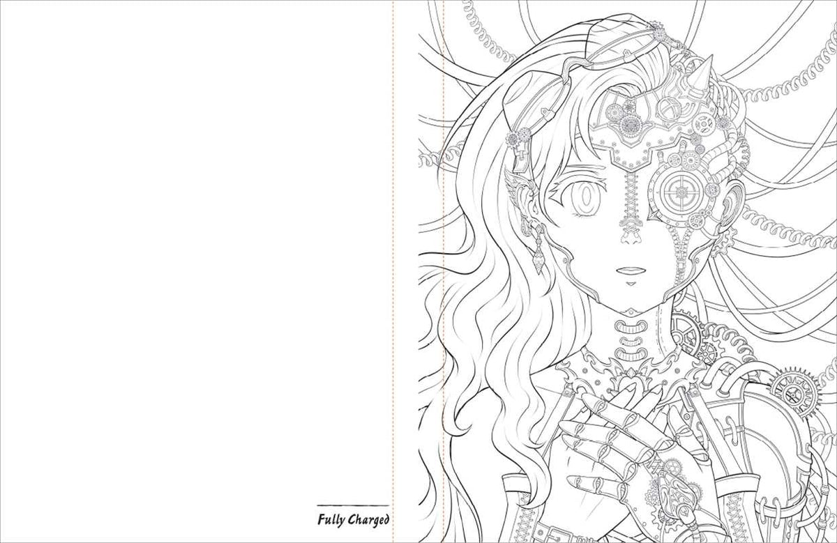Creepy Cuties Manga Coloring Book
