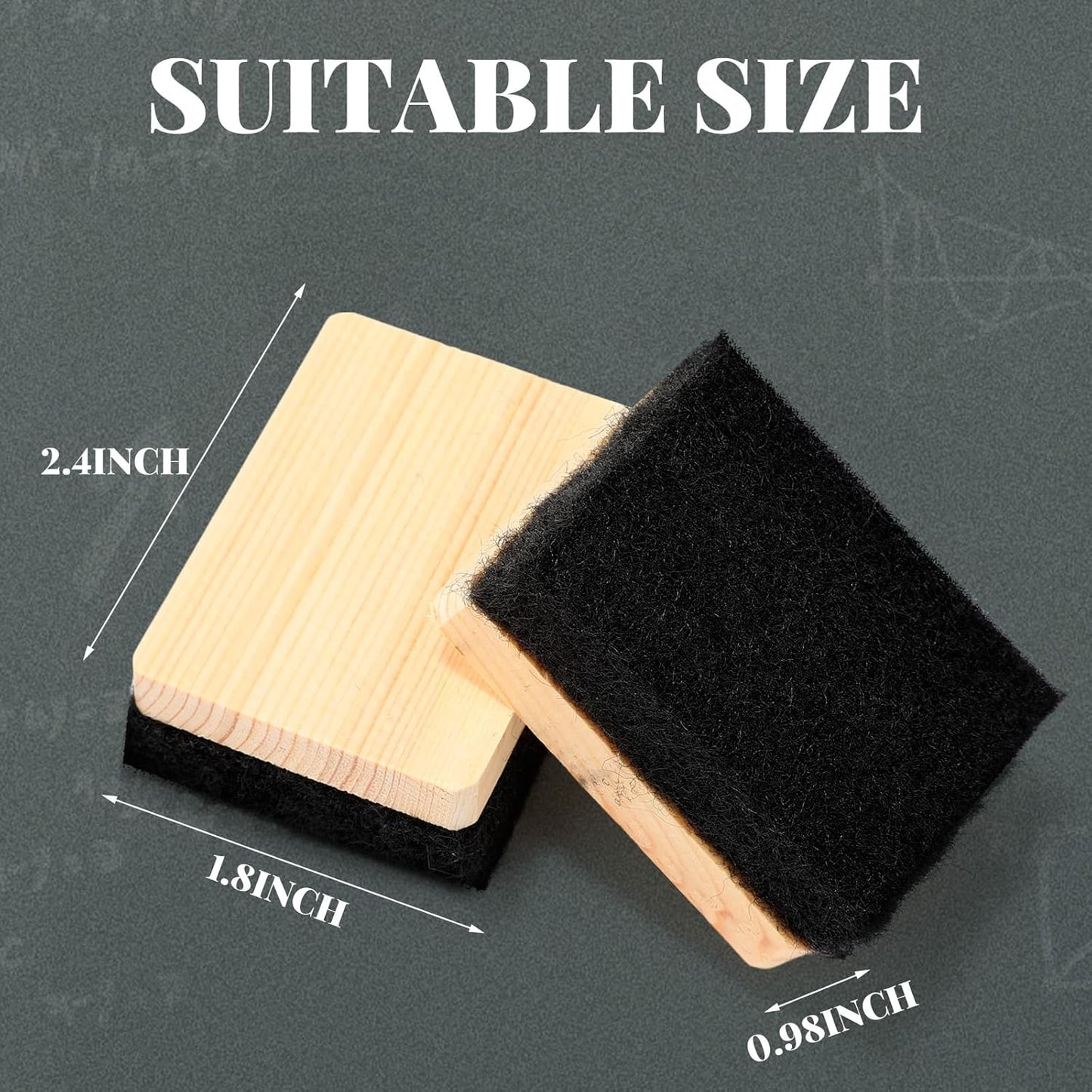 MINI CHALKBOARD & WHITEBOARD ERASER