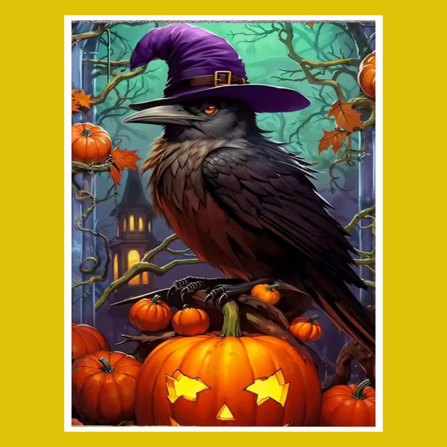 HALLOWEEN WITCH CROW