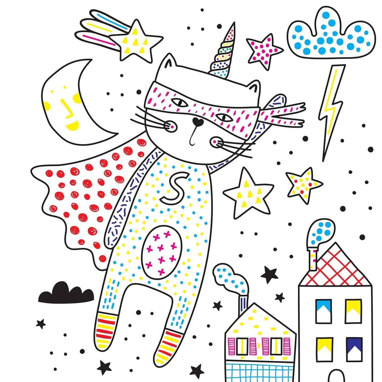 Easy and Fun Paint Magic with Water: Caticorns - Kid's Book