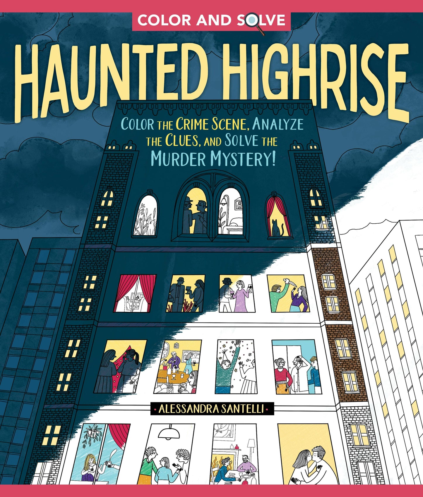 Haunted Highrise Color, Analyze Clues & Solve Murder