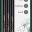 3 Count Natural Charcoal Pencil Soft, Medium Hard Set