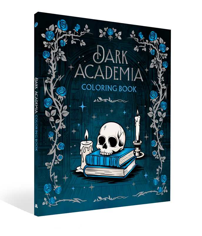 Dark Academia Coloring Book by Rockpool Publishing
