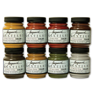 Textile Paint: Earth Colors, 2.25 fl oz each