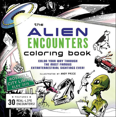 Alien Encounters Coloring Book