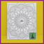 PREDRAWN CANVAS PANEL PAINT KIT EYE OF HORUS (DESIGN8)