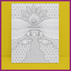 PREDRAWN CANVAS PANEL PAINT KIT ZENTANGLE 3RD EYE (DESIGN9)