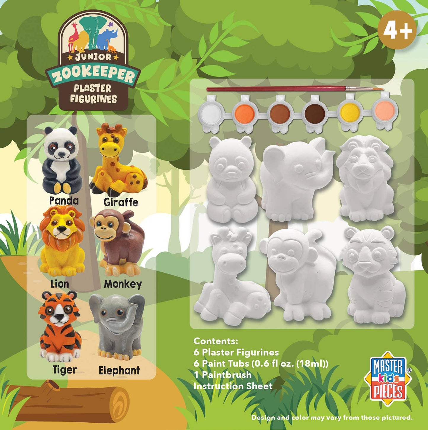 Junior Zookeeper - Plaster Figurine Paint Set