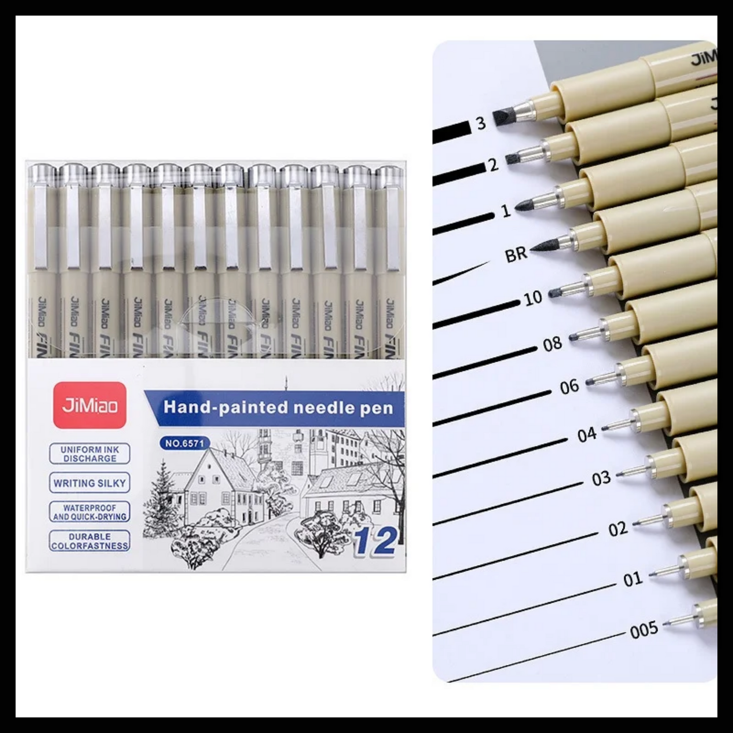 FINE POINT PEN SETS - 6,9, OR 12