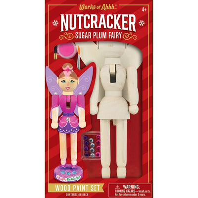 Nutcracker Sugarplum Fairy Wood Craft & Paint Kit