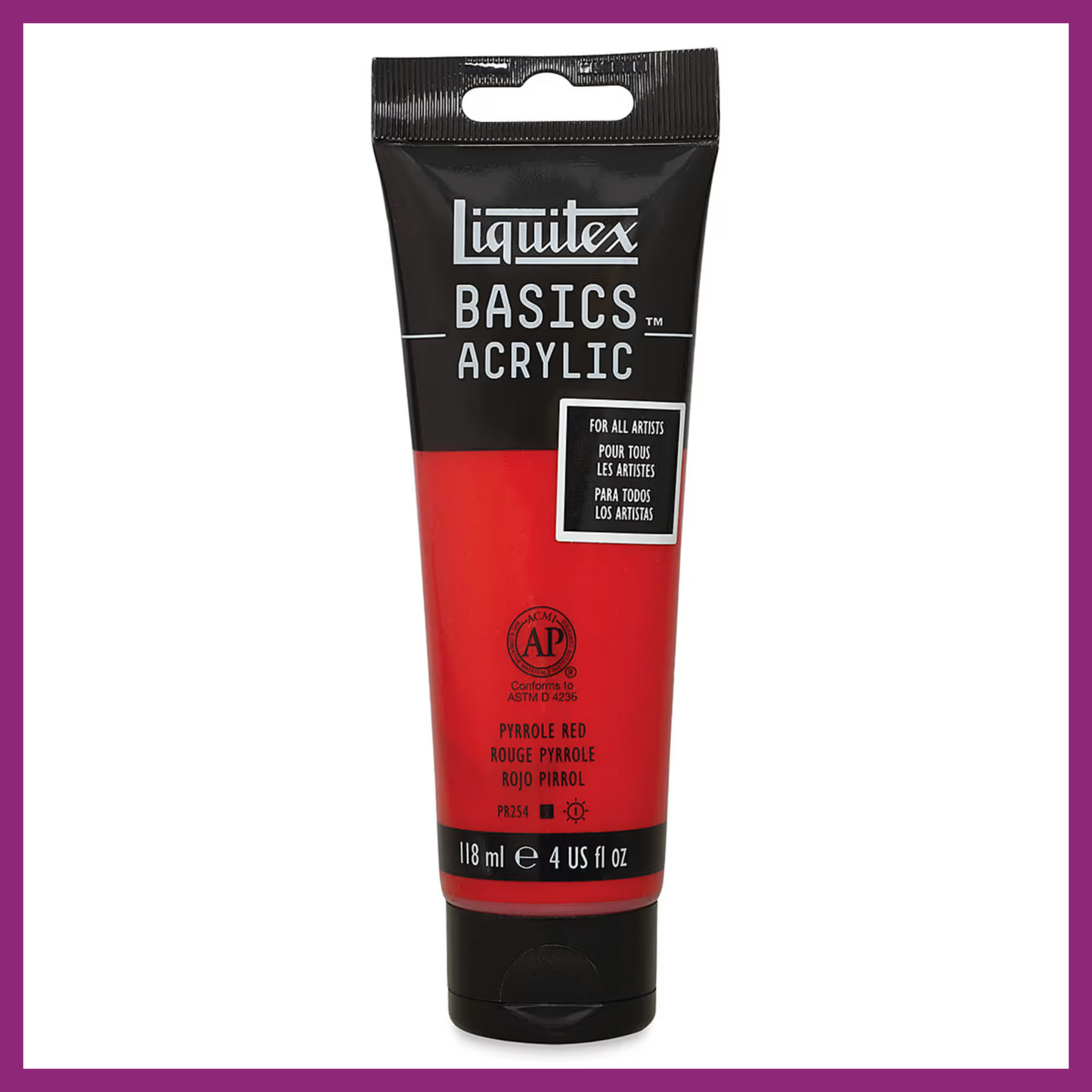 LIQUITEX BASICS ACRYLIC PAINT - 4oz/118ml