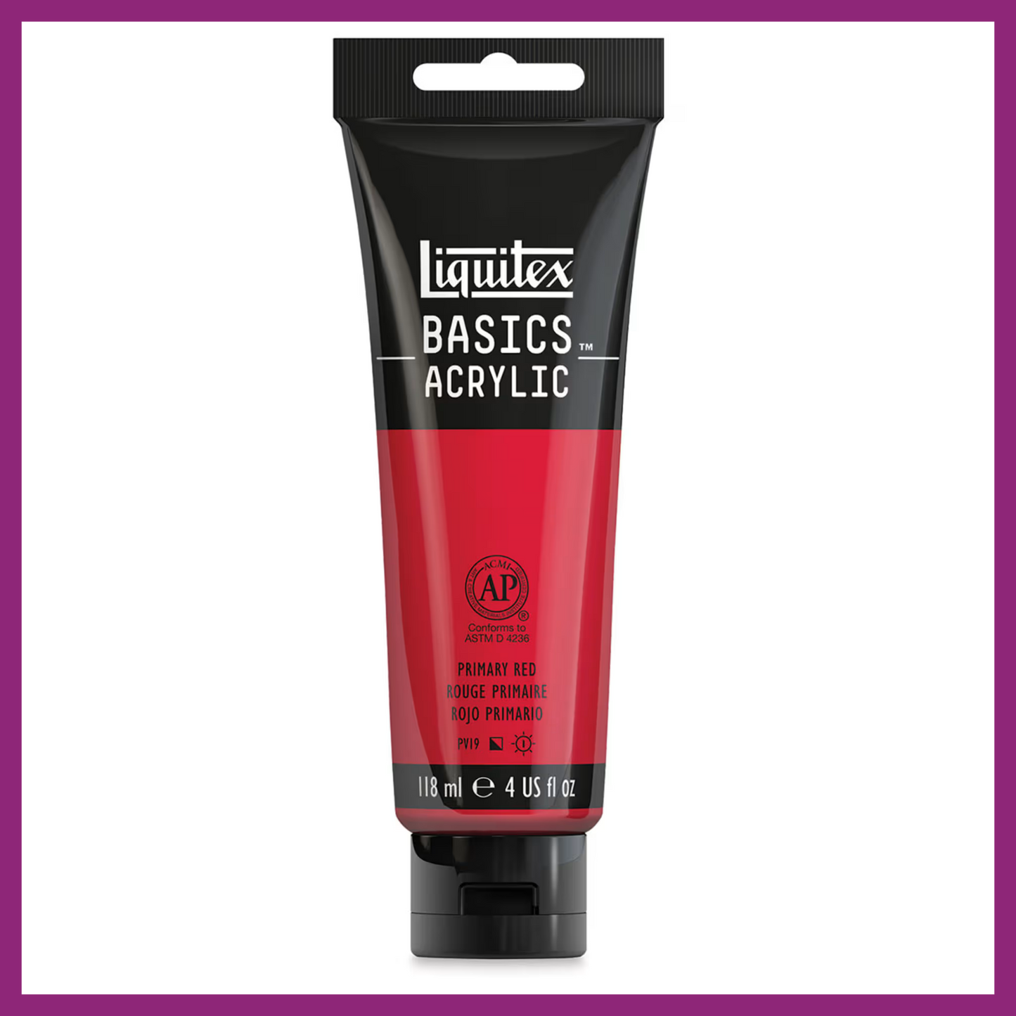 LIQUITEX BASICS ACRYLIC PAINT - 4oz/118ml