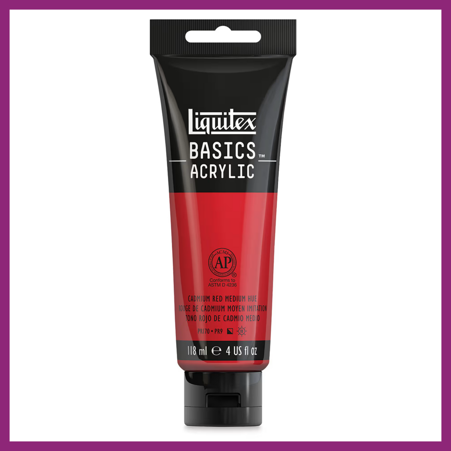 LIQUITEX BASICS ACRYLIC PAINT - 4oz/118ml