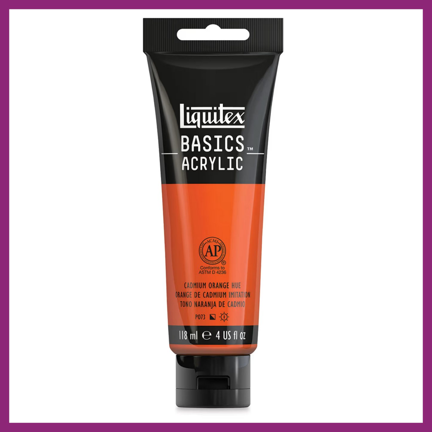 LIQUITEX BASICS ACRYLIC PAINT - 4oz/118ml