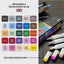 Zieler 25 Dual Tip Artists Graphic Marker Pens