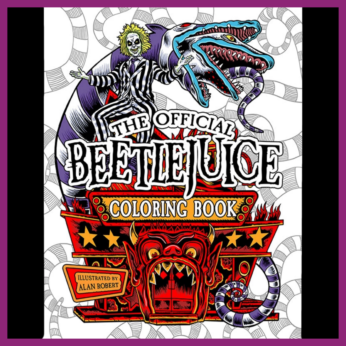 THE OFFICIAL BEETLEJUICE COLORING BOOK
