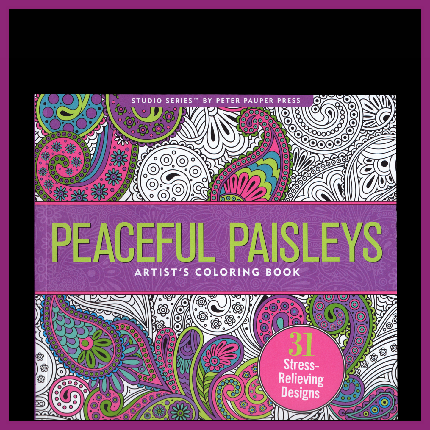 PEACEFUL PAISLEYS COLORING BOOK