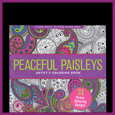 PEACEFUL PAISLEYS COLORING BOOK