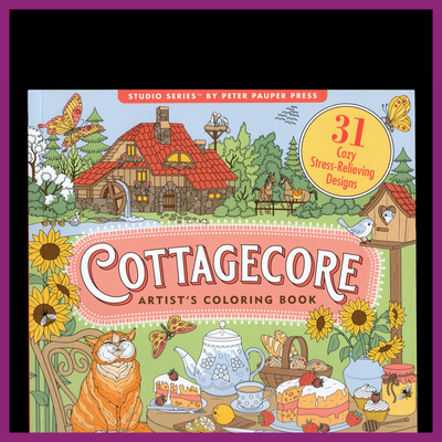 COTTAGECORE COLORING BOOK