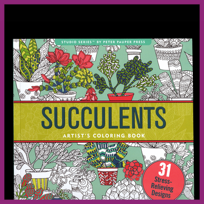 SUCCULENTS COLORING BOOK