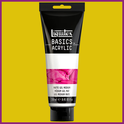 LIQUITEX BASICS MATTE GEL MEDIUM - 8.45oz/250ml