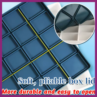 PLASTIC WELLED PALETTE BOX WITH SOFT LID