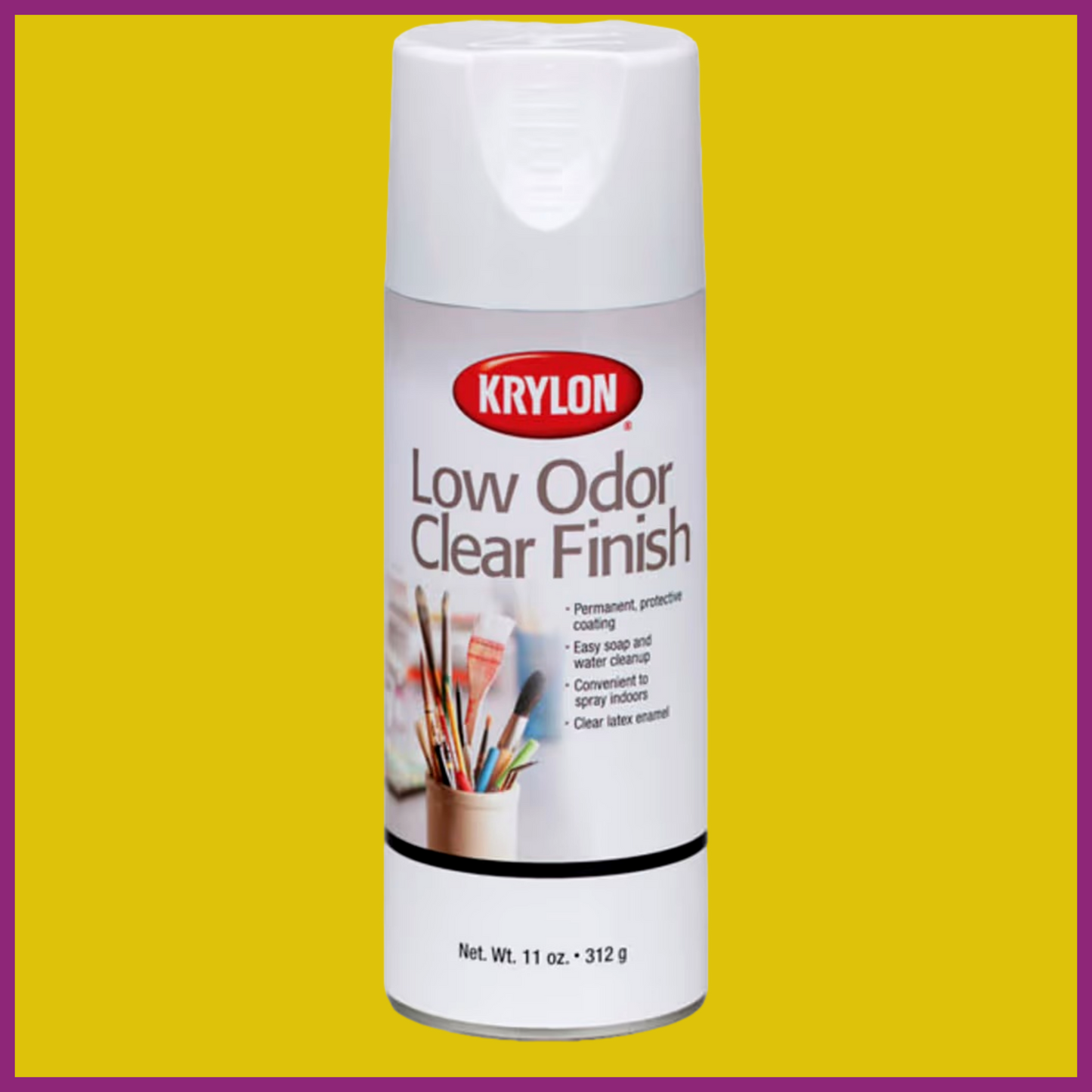 KRYLON LOW ODOR CLEAR  FINISH - 11oz