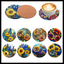 SUNFLOWERS DIAMOND PAINTING COASTERS - SET OF 8