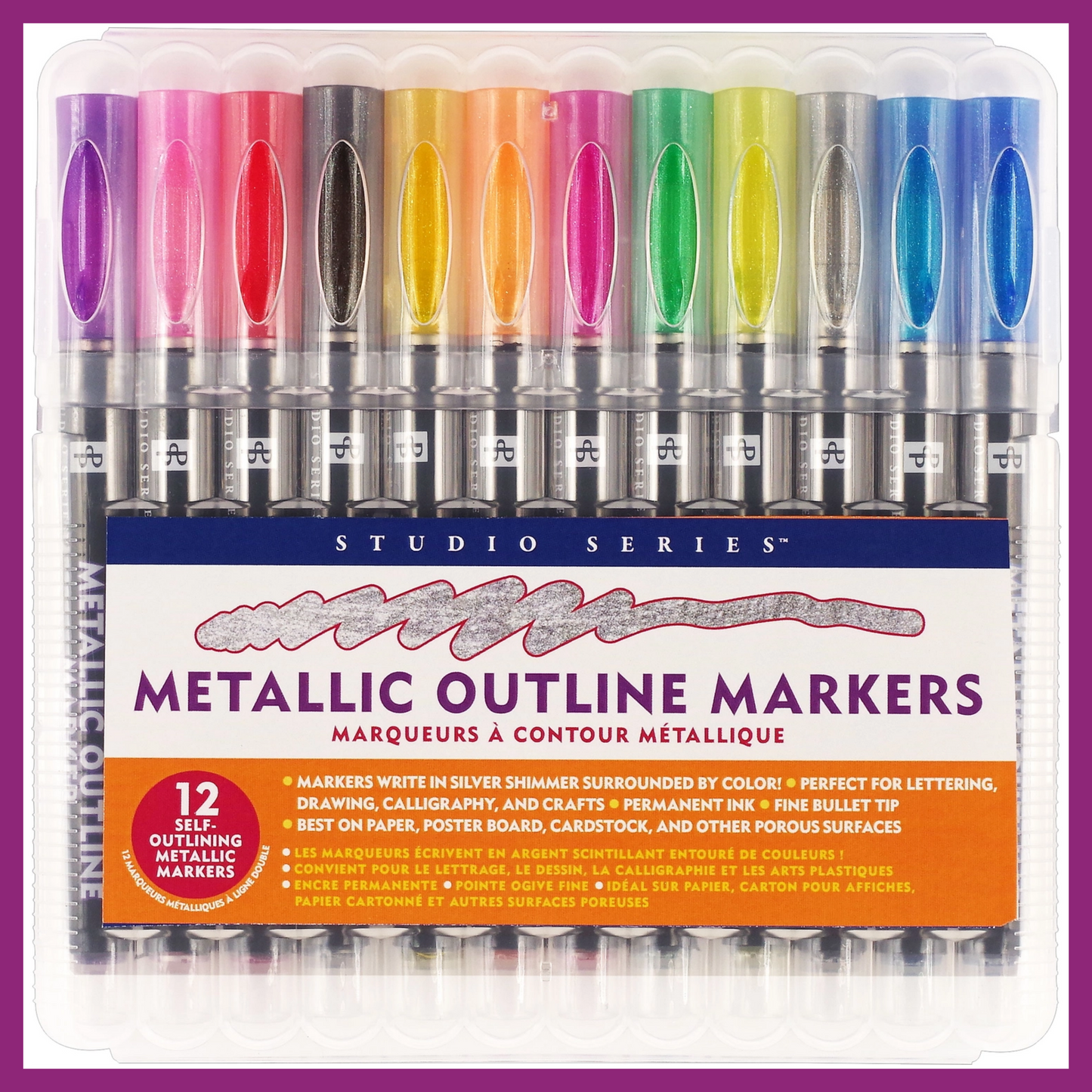 STUDIO SERIES METALLIC OUTLINE MARKERS