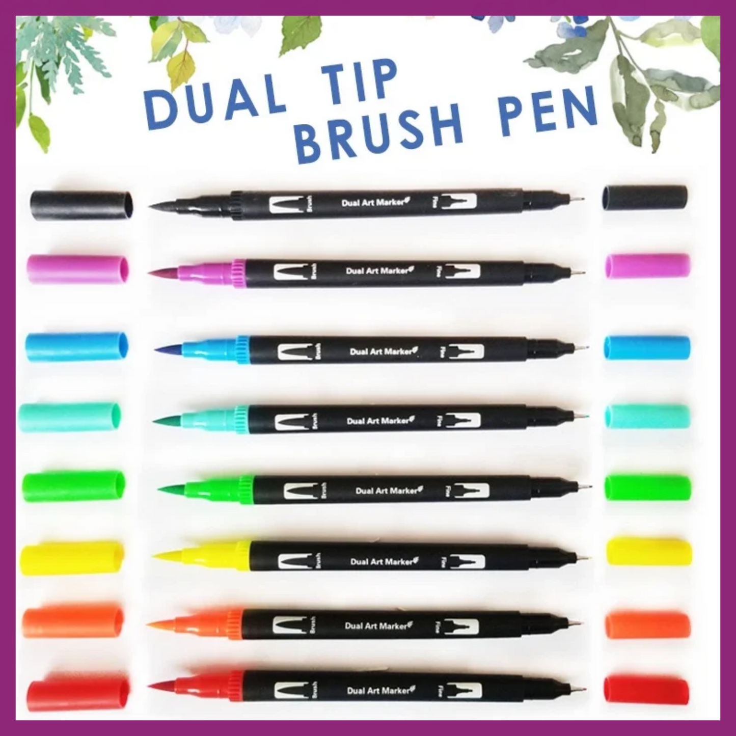DUAL TIP WATERCOLOR PEN SETS