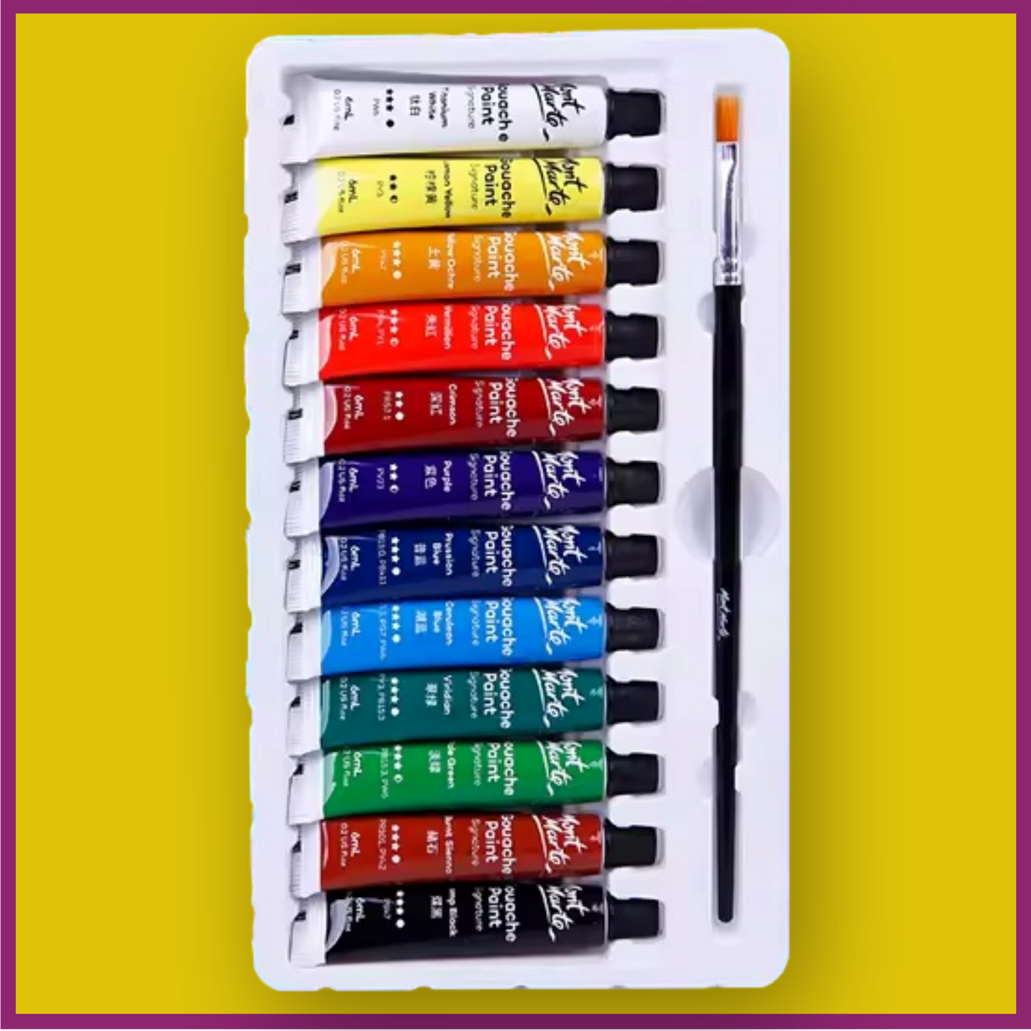 MONT MARTE GOUACHE PAINT SETS