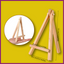 SMALL WOOD EASEL FOR DISPLAY