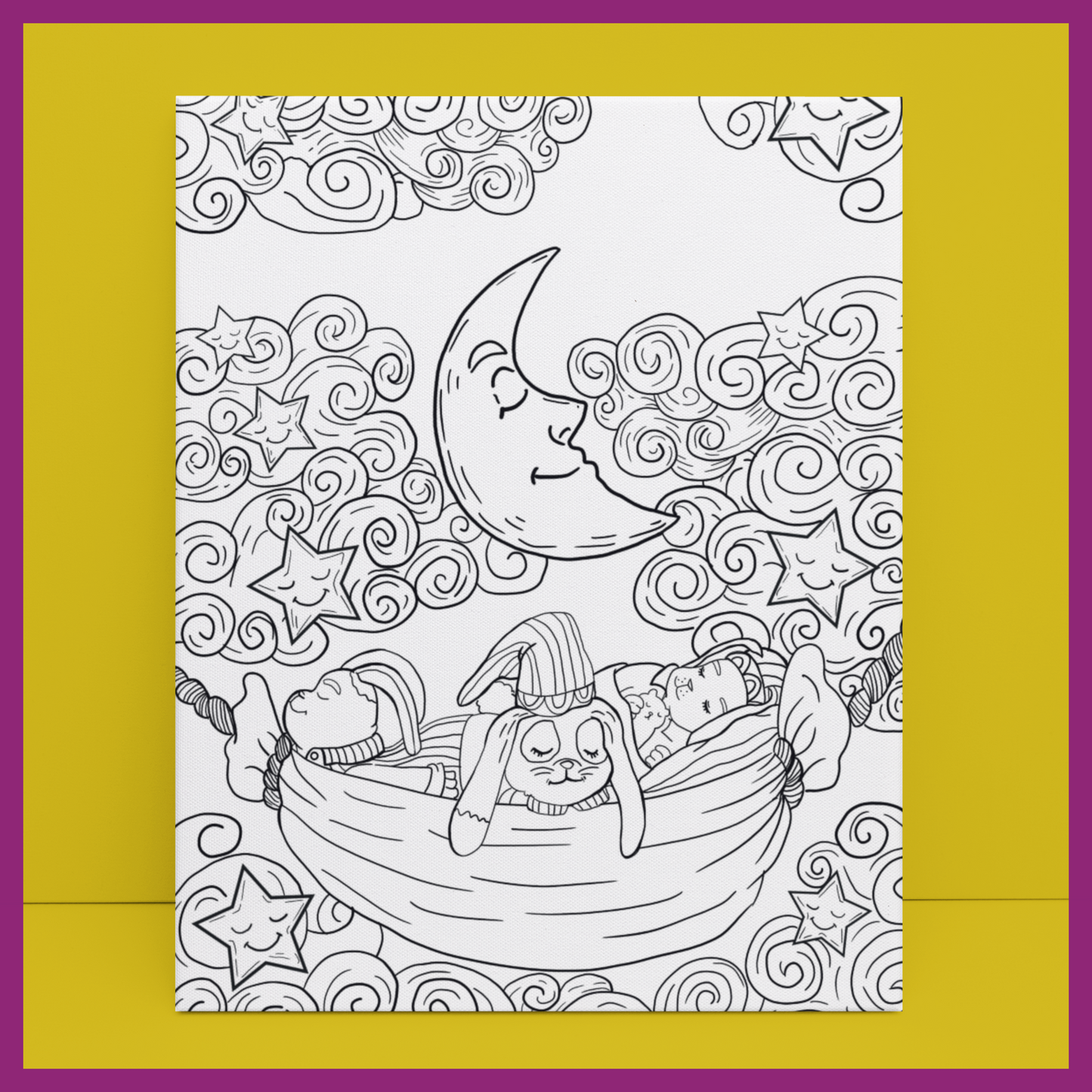 HAMMOCK OF SLEEPY BUNNIES