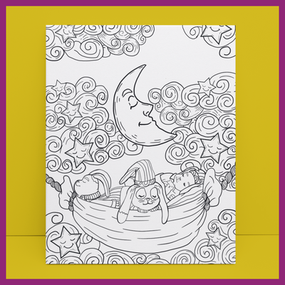 HAMMOCK OF SLEEPY BUNNIES