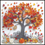 MAPLE TREE DIAMOND PAINTING KIT - PARTIAL/SPECIAL 12x12