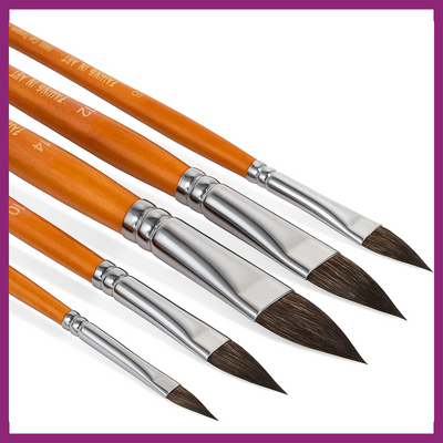 CATS TONGUE WATERCOLOR BRUSH SINGLES