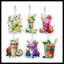 DRINK KEYCHAINS DIAMOND PAINTING KIT - 6 KEYCHAINS