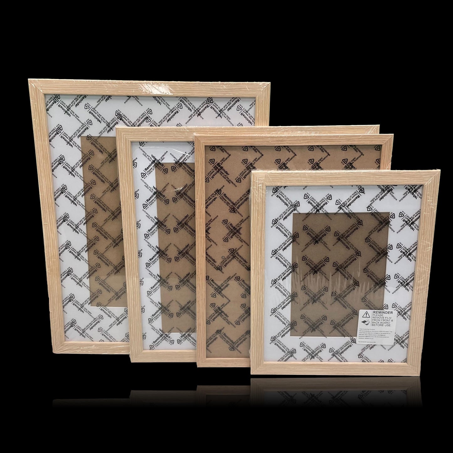 UNFINISHED WOOD FRAMES - VARIOUS SIZES