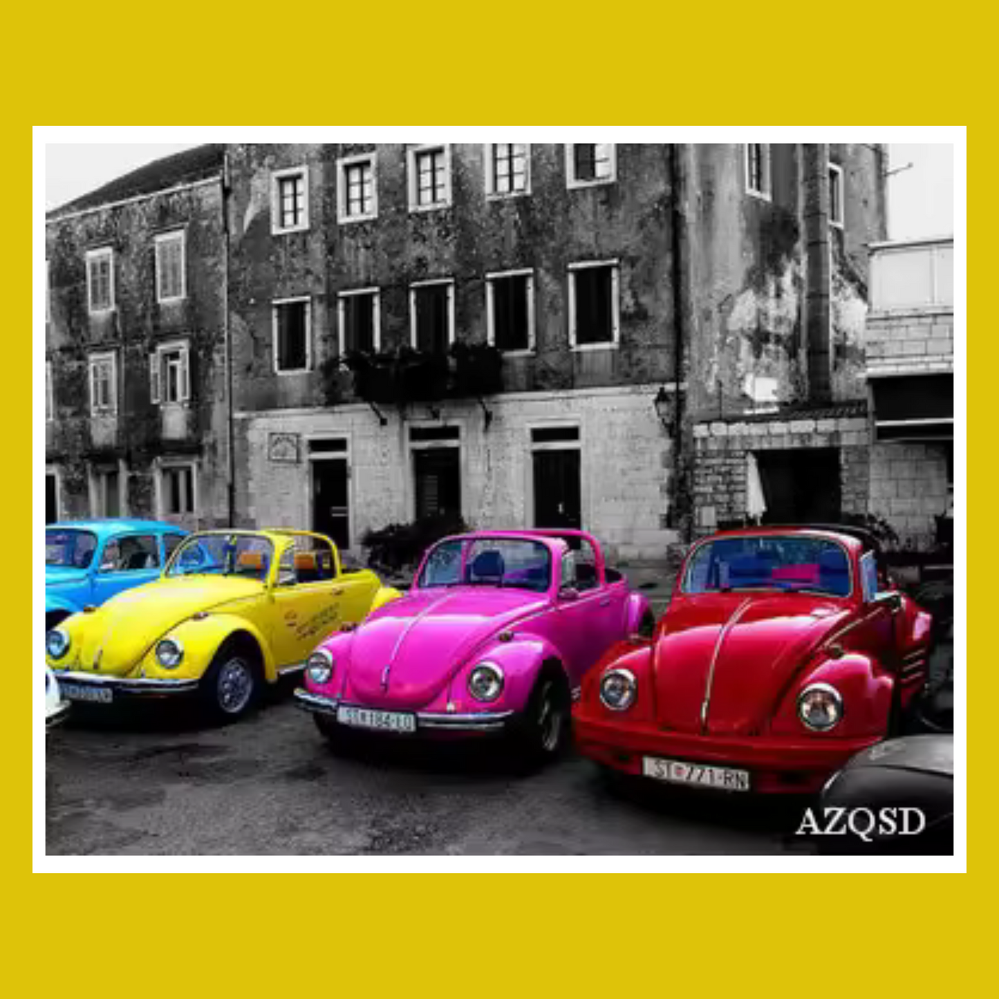 BUG CITY BLOCK CARS PAINT BY NUMBER KIT