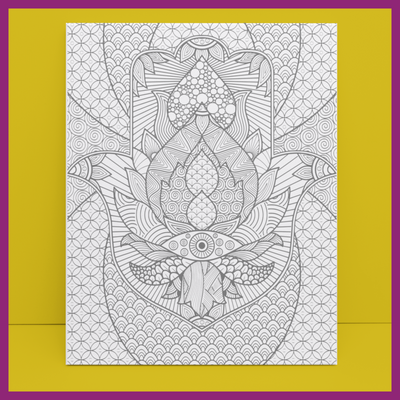 3RD EYE PREDRAWN CANVAS PANEL (DESIGN2)